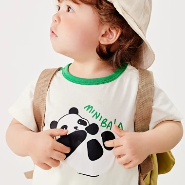 Bộ áo liền quần minibala ngoài trời cho bé mùa hè, bò một mảnh, thoáng mát 3