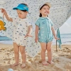 Bộ áo liền quần minibala ngoài trời cho bé mùa hè, thân thiện da, bò một mảnh, giá 504k 2