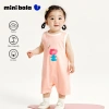 Bộ áo liền quần Minibala thoáng khí, mát mẻ cho bé sơ sinh mùa hè - 336.960 VND
