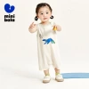 Bộ áo liền quần Minibala thoáng khí, mát mẻ cho bé sơ sinh mùa hè - 336.960 VND 2