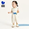 Bộ áo liền quần Minibala thoáng khí, mát mẻ cho bé sơ sinh mùa hè - 336.960 VND 3
