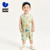 Bộ áo liền quần Minibala thoáng khí, mát mẻ cho bé sơ sinh mùa hè - 336.960 VND 6