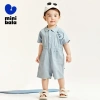 Bộ áo liền quần ngắn tay Minibala rộng khủng long cho bé sơ sinh - 409.320 VND 2