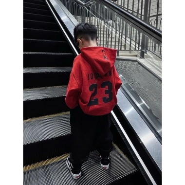 Bộ áo nỉ có mũ Jaydan Black cho bé trai - Hoodie trẻ em, giá chỉ 350.000 VND 2