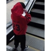 Bộ áo nỉ có mũ Jaydan Black cho bé trai - Hoodie trẻ em, giá chỉ 350.000 VND 5