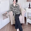 Bộ áo quần ngủ tay dài sang trọng size 50-100kg vải lụa măng gồ tiểu thư nữ, giảm 20% chỉ 189.000₫ 5