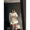 Bộ áo ren bèo và quần váy siêu đẹp, thích hợp đi chơi, đi làm, sang chảnh, giá giảm còn 460.000 VNĐ 3