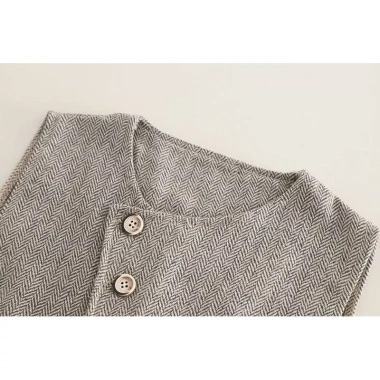 Bộ Áo Sơ Mi Bé Trai Hàn Quốc Cotton Thoáng Khí, Dễ Thương, Mềm Mại, Đa Năng Mùa Thu - Giá Ưu Đãi 393k 5