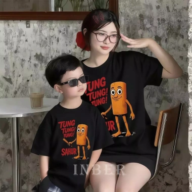 Bộ áo T-shirt gia đình size 3-12, hình con, giá nửa bộ chỉ 143.332 VND khuyến mãi