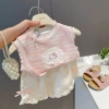 Bộ áo thun 2 mảnh bé 0-3 tuổi mùa hè Songkran thời trang dễ thương, giá 197.892 VND