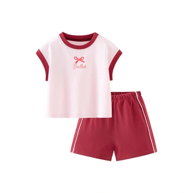 Bộ áo thun minibala ngắn tay bé mùa hè sọc Unisex, Quần short mới, mát mẻ, giá 474k 7
