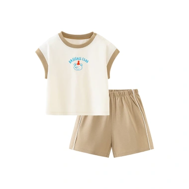 Bộ áo thun minibala ngắn tay bé mùa hè sọc Unisex, Quần short mới, mát mẻ, giá 474k 10