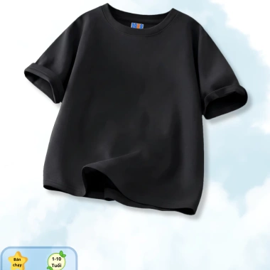 Bộ áo thun & quần thun cotton mềm mại co giãn 4 chiều cho bé trai, bé gái - Hàng trơn, 84.000₫
