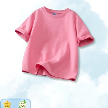 Bộ áo thun & quần thun cotton mềm mại co giãn 4 chiều cho bé trai, bé gái - Hàng trơn, 84.000₫