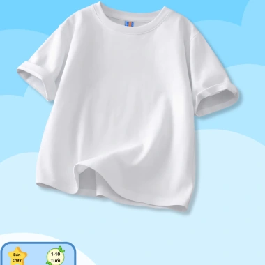 Bộ áo thun & quần thun cotton mềm mại co giãn 4 chiều cho bé trai, bé gái - Hàng trơn, 84.000₫