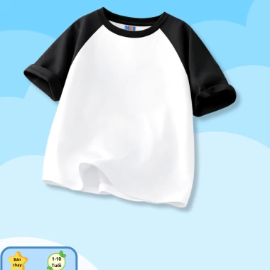 Bộ áo thun & quần thun cotton mềm mại co giãn 4 chiều cho bé trai, bé gái - Hàng trơn, 84.000₫
