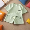 Bộ áo thun trẻ em 0-7 tuổi, quần short tay ngắn thoáng khí, phù hợp phòng điều hòa, 335.111₫