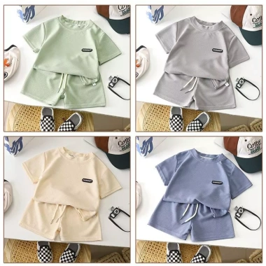 Bộ áo thun trẻ em 0-7 tuổi, quần short tay ngắn thoáng khí, phù hợp phòng điều hòa, 335.111₫