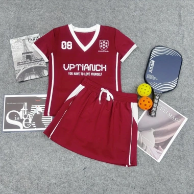 Bộ áo váy sport Pickleball - đa dụng cho golf, tennis, cầu lông, chất đẹp, giá 389k 4 Bộ áo váy sport Pickleball - đa dụng cho golf, tennis, cầu lông, chất đẹp, giá 389k 4