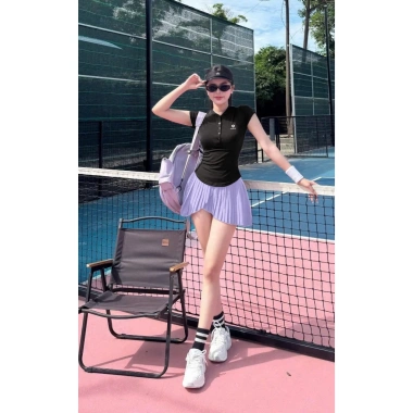 Bộ áo váy thể thao nữ Pickleball Quảng Châu – Golf, Tennis, Cầu lông, Giá ưu đãi 274.550₫