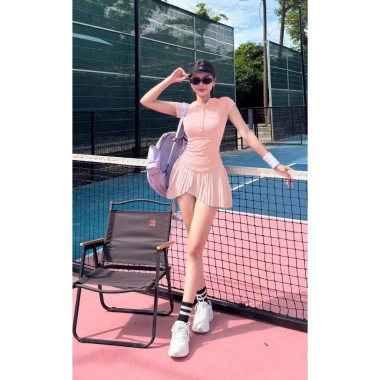 Bộ áo váy thể thao nữ Pickleball Quảng Châu – Golf, Tennis, Cầu lông, Giá ưu đãi 274.550₫