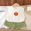 Bộ áo vest không tay mùa hè bé trai + quần lụa băng 2 trang phục - Giá chỉ 138k 6