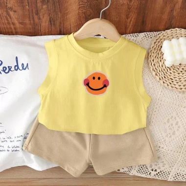 Bộ áo vest không tay mùa hè bé trai + quần lụa băng 2 trang phục - Giá chỉ 138k 9 Bộ áo vest không tay mùa hè bé trai + quần lụa băng 2 trang phục - Giá chỉ 138k 9