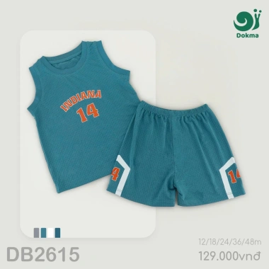 Bộ Ba Lỗ Bé Trai 8-14kg Thoáng Mát Ngộ Nghĩnh Dokma DB2.214-DB3.018 119k 8