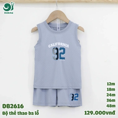 Bộ Ba Lỗ Bé Trai 8-14kg Thoáng Mát Ngộ Nghĩnh Dokma DB2.214-DB3.018 119k 9