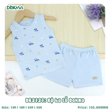 Bộ Ba Lỗ Bé Trai Bé Gái Đáng Yêu, Thoáng Mát Dokma DMB508 DB2.087 DB1.479 DB2.121 - 135k 10 Bộ Ba Lỗ Bé Trai Bé Gái Đáng Yêu, Thoáng Mát Dokma DMB508 DB2.087 DB1.479 DB2.121 - 135k 10