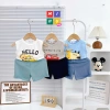 Bộ ba lỗ bé trai cotton cao cấp in hình cartoon dễ thương - Giá chỉ 77.000₫