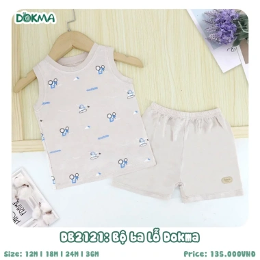 Bộ Ba Lỗ Dokma 8-13kg Nhiều Hình Ngộ Nghĩnh - Mã JB019 JB368 DMB506 DB2.040 DB2.121 DB2.915 Giá 119k