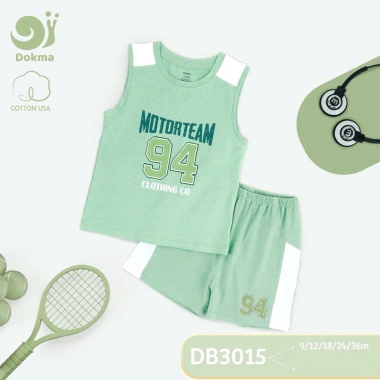Bộ ba lỗ sát nách Dokma bé trai, bé gái 8-13kg 9-36M - Thời trang DMB506 DB2.731 Giá ưu đãi 119k