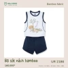 Bộ Ba Lỗ Sát Nách Uala Thoáng Mát cho Bé Trai 8,5-19kg 9-48M - Giá giảm 140.000