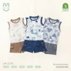 Bộ Ba Lỗ Sát Nách Uala Thoáng Mát cho Bé Trai 8,5-19kg 9-48M - Giá giảm 140.000 5