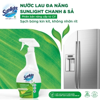 Bộ ba tẩy rửa Sunlight & Vim - Bọt tuyết lau bếp, tẩy bồn cầu, nước lau đa năng - Giá ưu đãi 114k 7