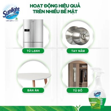 Bộ ba tẩy rửa Sunlight & Vim - Bọt tuyết lau bếp, tẩy bồn cầu, nước lau đa năng - Giá ưu đãi 114k 8