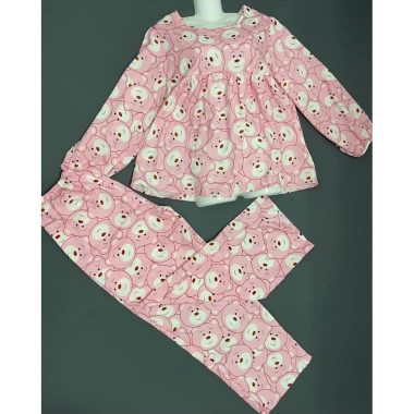 Bộ BabyDoll Lụa Hàn 40-60kg Không Xước Không Rút Tay Quần Dài CATTIE STYLE 159k VNĐ