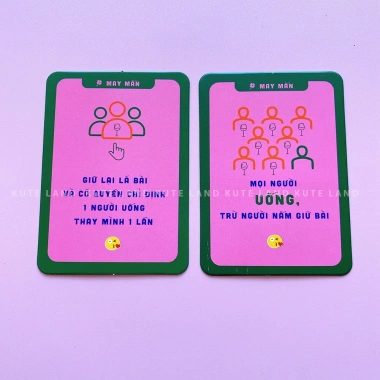 Bộ Bài Drinking Game U Là Trời 100 Lá - Thử Thách Uống, Nốc Out, Thẻ Huệ 110.000đ