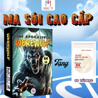 Bộ Bài Ma Sói Ultimate Deluxe 64 Lá Việt Hóa - Bọc Bài Chất Lượng, Giá 70.000 VNĐ