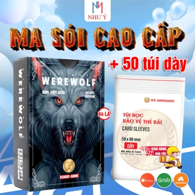 Bộ Bài Ma Sói Ultimate Deluxe 64 Lá Việt Hóa - Bọc Bài Chất Lượng, Giá 70.000 VNĐ 7 Bộ Bài Ma Sói Ultimate Deluxe 64 Lá Việt Hóa - Bọc Bài Chất Lượng, Giá 70.000 VNĐ 7