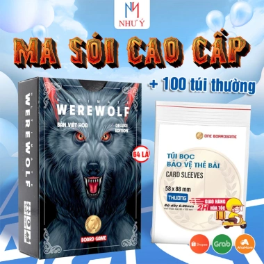 Bộ Bài Ma Sói Ultimate Deluxe 64 Lá Việt Hóa - Bọc Bài Chất Lượng, Giá 70.000 VNĐ
