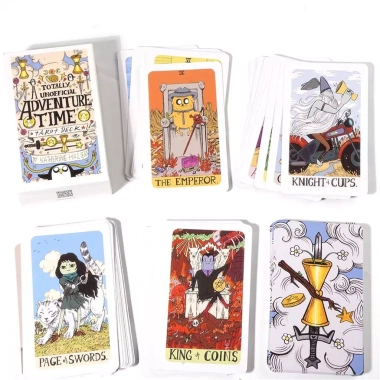 Bộ bài tarot Adventure Time Katherine Hillier 78 lá độc đáo giá ưu đãi 81.000₫ 4 Bộ bài tarot Adventure Time Katherine Hillier 78 lá độc đáo giá ưu đãi 81.000₫ 4
