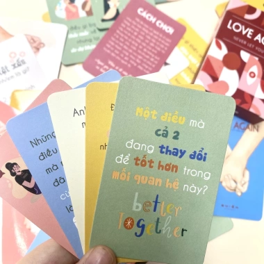 Bộ bài tình yêu LOVE AGAIN cho cặp đôi, thấu hiểu cảm xúc, kết nối 2 trái tim, chỉ 142.000₫