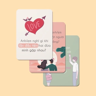 Bộ bài tình yêu LOVE AGAIN cho cặp đôi, thấu hiểu cảm xúc, kết nối 2 trái tim, chỉ 142.000₫