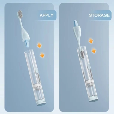 Bộ bàn chải đánh răng du lịch BENJMOORE 3 trong 1 gập, hộp kem di động cắm trại 3 Bộ bàn chải đánh răng du lịch BENJMOORE 3 trong 1 gập, hộp kem di động cắm trại 3