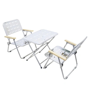 Bộ bàn ghế cà ghê Ceto CNC QUI PHÚC gấp gọn linh hoạt 40x60cm khung inox bền chắc - Giá ưu đãi 326,480₫