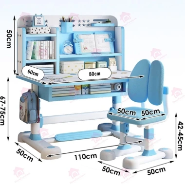 Bộ Bàn Học Chống Gù C12 Home Furniture 60x80 - Nghiêng 0‑45°, Điều Chỉnh Chiều Cao, Giá 1,490,000₫ 9 Bộ Bàn Học Chống Gù C12 Home Furniture 60x80 - Nghiêng 0‑45°, Điều Chỉnh Chiều Cao, Giá 1,490,000₫ 9