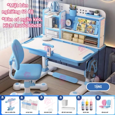 Bộ Bàn Học Chống Gù C12 Home Furniture 60x80 - Nghiêng 0‑45°, Điều Chỉnh Chiều Cao, Giá 1,490,000₫ 10 Bộ Bàn Học Chống Gù C12 Home Furniture 60x80 - Nghiêng 0‑45°, Điều Chỉnh Chiều Cao, Giá 1,490,000₫ 10
