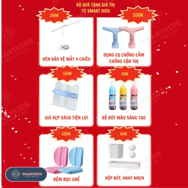 Bộ bàn học Smart Kids F01 PLUS 80cm - Nâng hạ tay quay, chống gù, chống cận, 1,150,000₫ 2 Bộ bàn học Smart Kids F01 PLUS 80cm - Nâng hạ tay quay, chống gù, chống cận, 1,150,000₫ 2